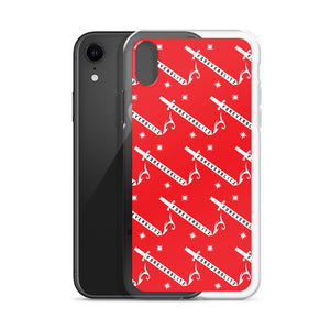 Foreverslitz iPhone Case - Red and White