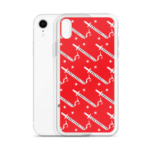 Foreverslitz iPhone Case - Red and White