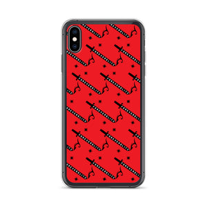 Foreverslitz iPhone Case - Red and Black