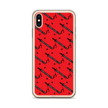 Load image into Gallery viewer, Foreverslitz iPhone Case - Red and Black
