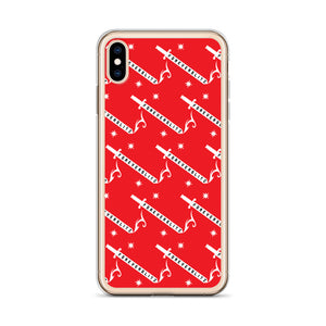 Foreverslitz iPhone Case - Red and White