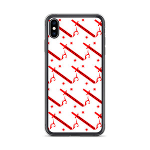 Foreverslitz iPhone Case - White and Red