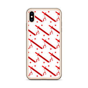 Foreverslitz iPhone Case - White and Red