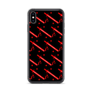 Foreverslitz iPhone Case - Black and Red