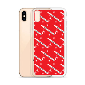 Foreverslitz iPhone Case - Red and White