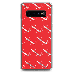 Foreverslitz Samsung Case - Red and White