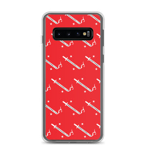 Foreverslitz Samsung Case - Red and White