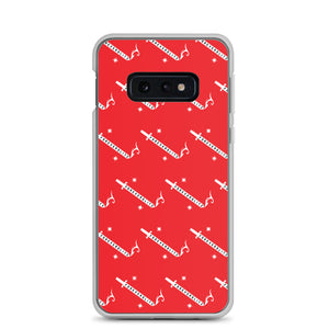 Foreverslitz Samsung Case - Red and White