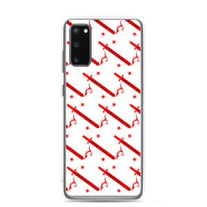 Foreverslitz Samsung Case - White and Red