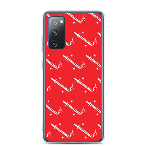 Foreverslitz Samsung Case - Red and White