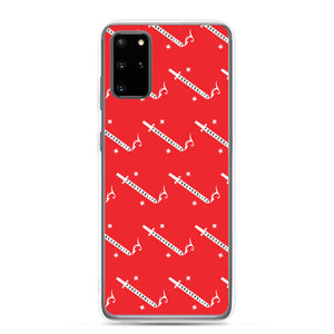 Foreverslitz Samsung Case - Red and White