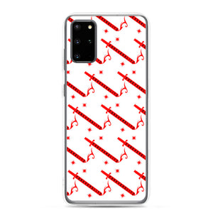 Foreverslitz Samsung Case - White and Red