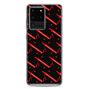 Foreverslitz Samsung Case - Black and Red