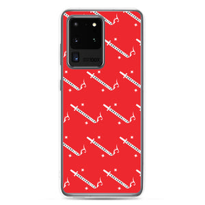 Foreverslitz Samsung Case - Red and White