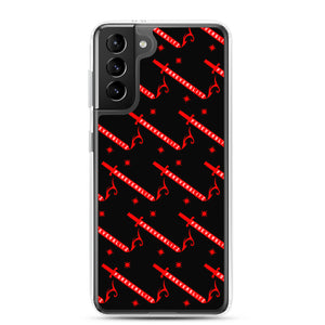 Foreverslitz Samsung Case - Black and Red