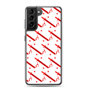 Foreverslitz Samsung Case - White and Red