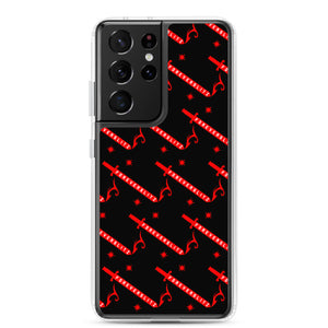 Foreverslitz Samsung Case - Black and Red