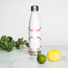 Load image into Gallery viewer, Foreverslitz Stainless Steel Vacuumed Bottle - White and Red
